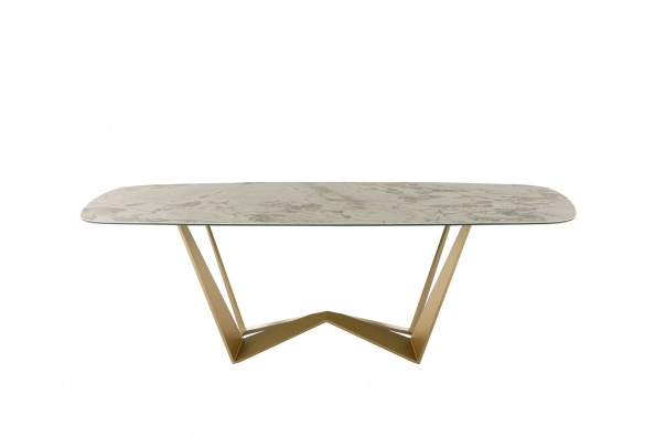 Reverse dining table
